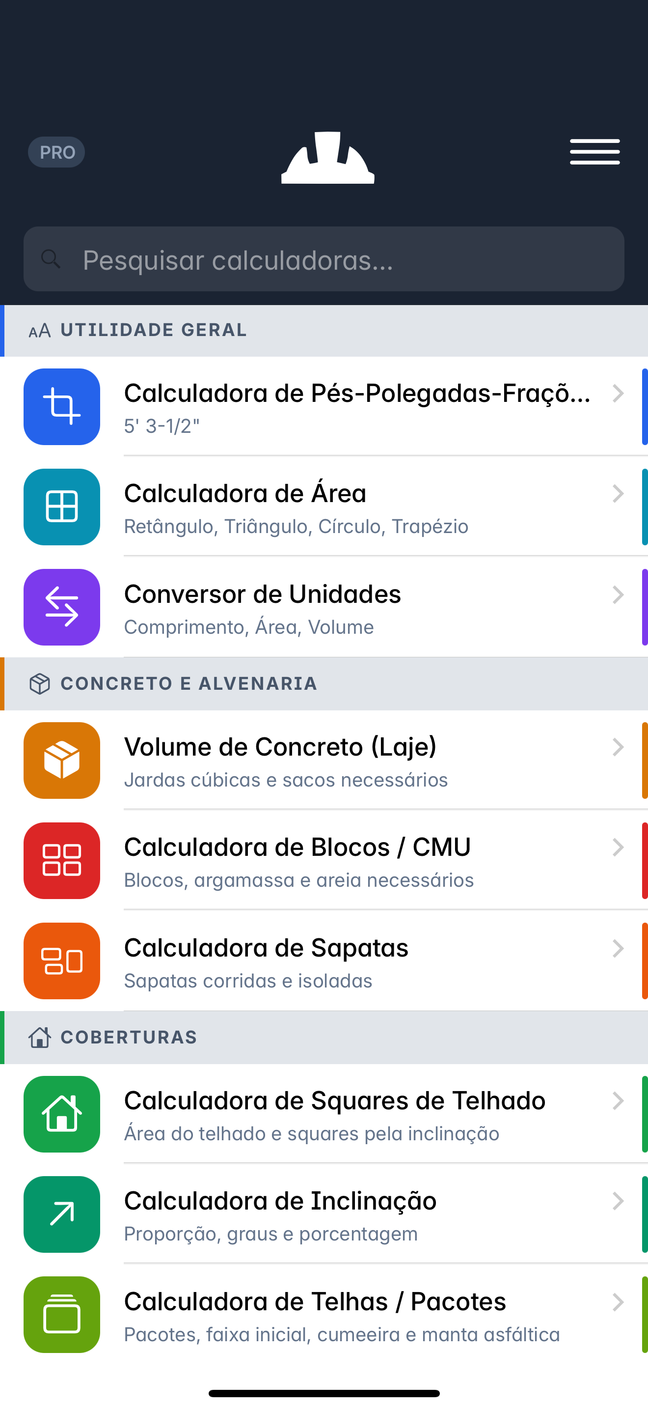 Helike: Calculadora de Construção